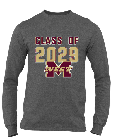 Magnolia West Mustangs Class of 2029 Men's Premium LS T-Shirt