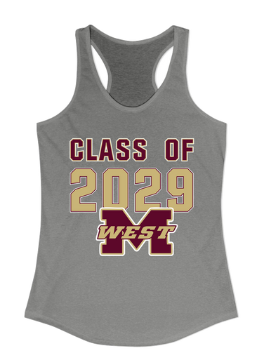Magnolia West Mustangs Class of 2029 Women's Tank Top