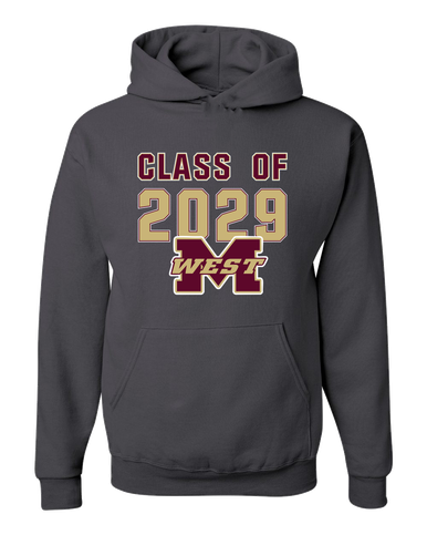 Magnolia West Mustangs Class of 2029 Men's Premium Hoodie
