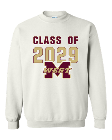 Magnolia West Mustangs Class of 2029 Men's Sweatshirt