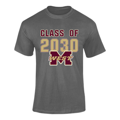 Magnolia West Mustangs Class of 2030 Men's Premium SS T-Shirt