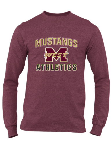 Magnolia West Mustangs Athletics Men's LS T-Shirt