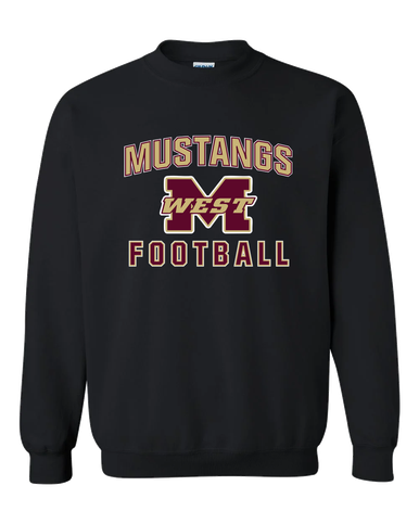 Magnolia West Mustangs Football #1 Men's Sweatshirt