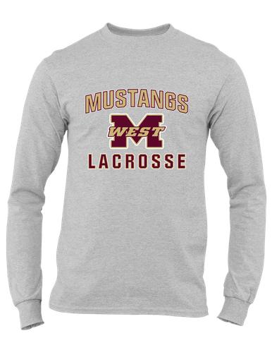 Magnolia West Mustangs Lacrosse Men's Premium LS T-Shirt