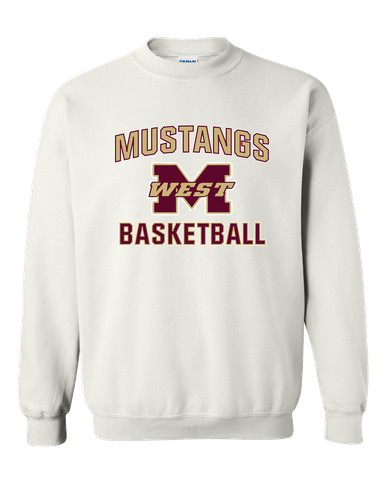 Magnolia West Mustangs Basketball #1 Men's Sweatshirt