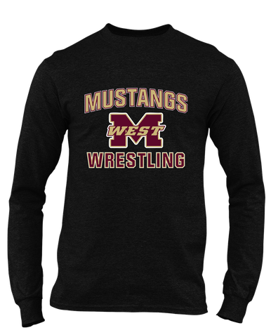 Magnolia West Mustangs Wrestling Men's Premium LS T-Shirt