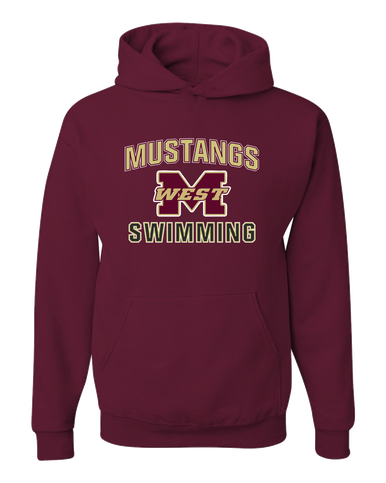 Magnolia West Mustangs Swimming Men's Premium Hoodie