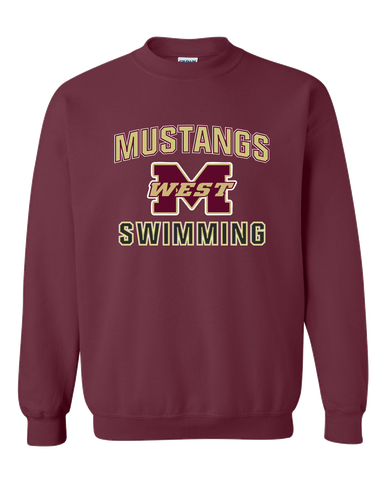 Magnolia West Mustangs Swimming Men's Sweatshirt