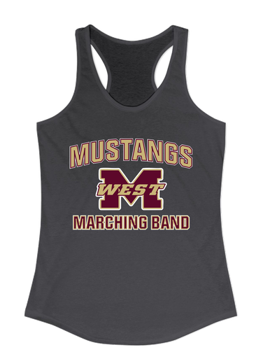 Magnolia West Mustangs Marching Band Women's Tank Top