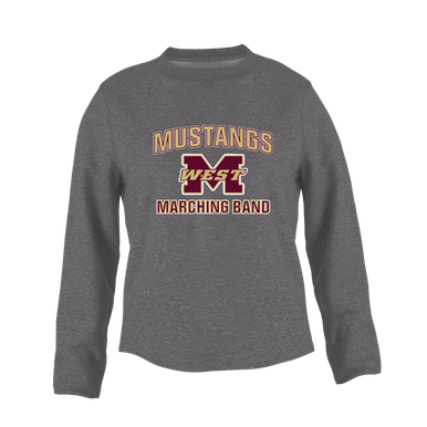 Magnolia West Mustangs Marching Band Women's Sweatshirt