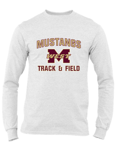 Magnolia West Mustangs Track & Field Men's Premium LS T-Shirt