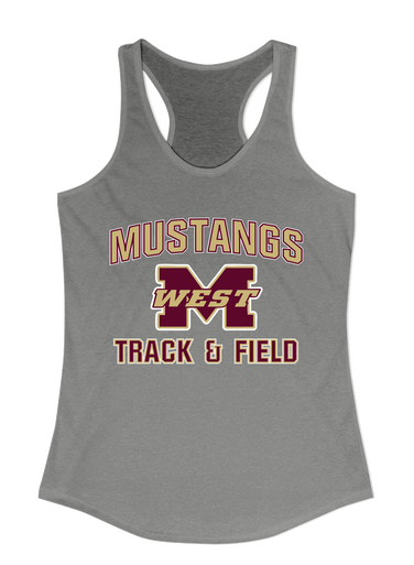 Magnolia West Mustangs Track & Field Women's Tank Top