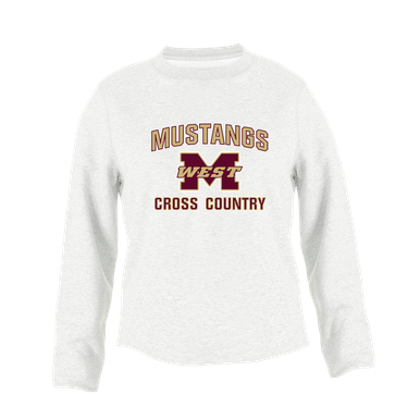 Magnolia West Mustangs Cross Country Women's Sweatshirt