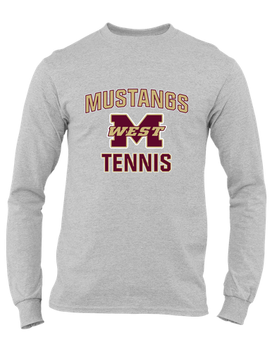 Magnolia West Mustangs Tennis Men's Premium LS T-Shirt