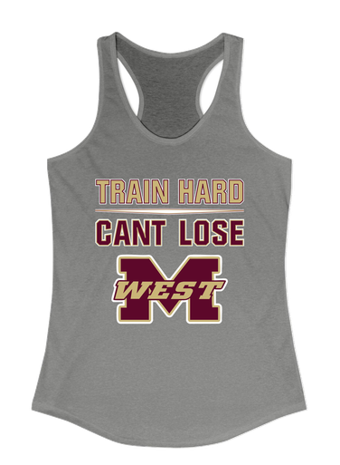 Magnolia West Mustangs Train Hard, Can't Lose Women's Tank Top