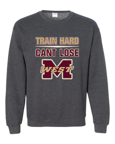 Magnolia West Mustangs Train Hard, Can't Lose Men's Sweatshirt