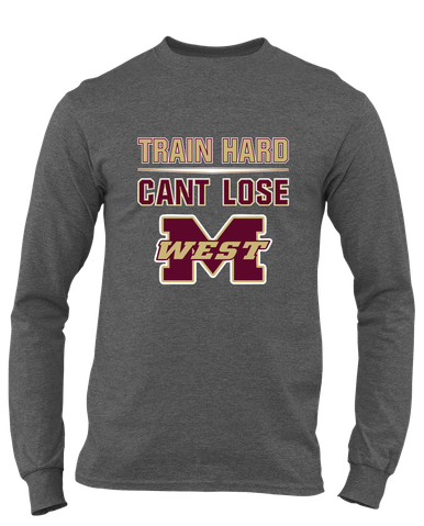 Magnolia West Mustangs Train Hard, Can't Lose Men's LS T-Shirt