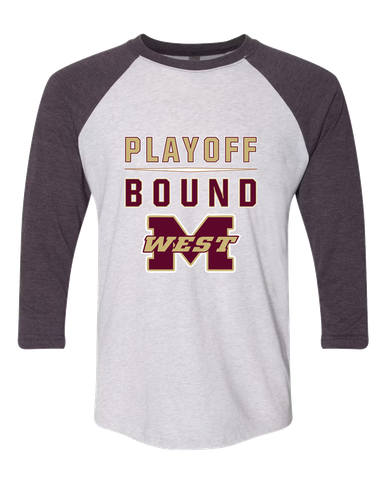 Magnolia West Mustangs Playoff Bound Men's Baseball T-Shirt