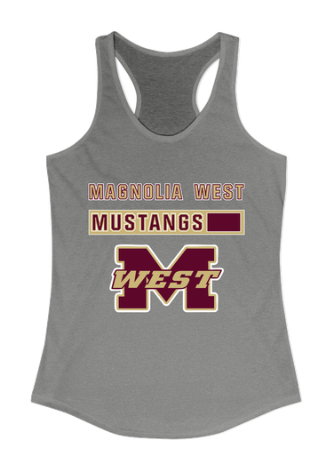 Magnolia West Mustangs Mascot #7 Women's Tank Top