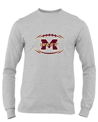 Magnolia West Mustangs Football #3 Men's Premium LS T-Shirt