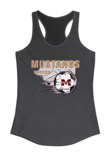 Magnolia West Mustangs Soccer #2 Women's Tank Top