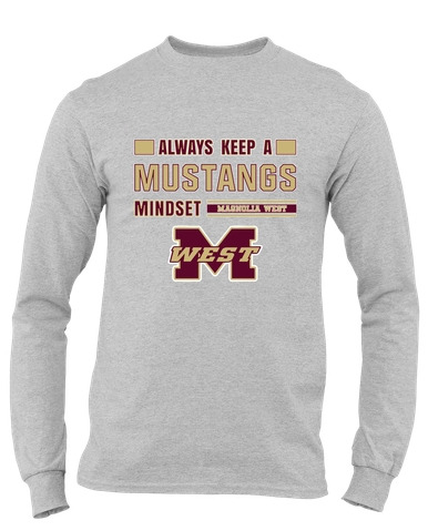 Magnolia West Mustangs Mindset Men's Premium LS T-Shirt