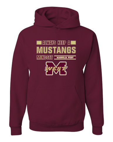 Magnolia West Mustangs Mindset Men's Premium Hoodie