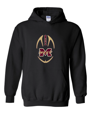 Magnolia West Mustangs Football #4 Men's Hoodie