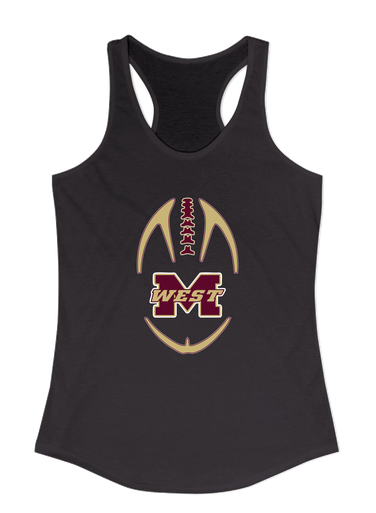 Magnolia West Mustangs Football #4 Women's Tank Top