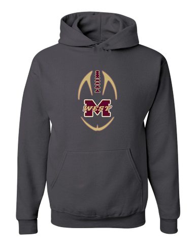 Magnolia West Mustangs Football #4 Men's Premium Hoodie