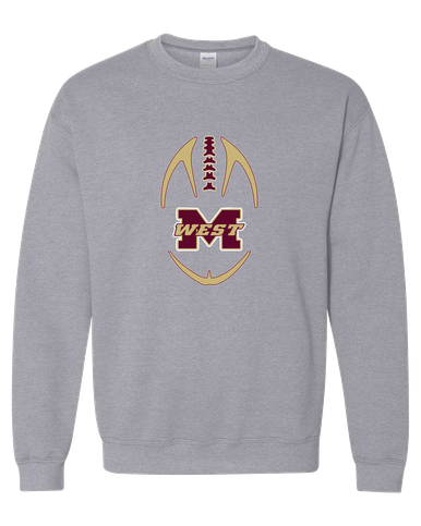 Magnolia West Mustangs Football #4 Men's Sweatshirt