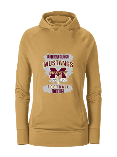 Magnolia West Mustangs Football #6 Women's Hoodie