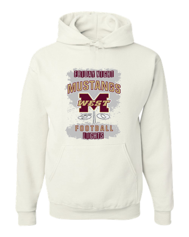 Magnolia West Mustangs Football #6 Men's Premium Hoodie
