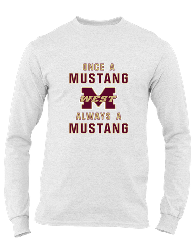 Magnolia West Mustangs Once A Men's Premium LS T-Shirt
