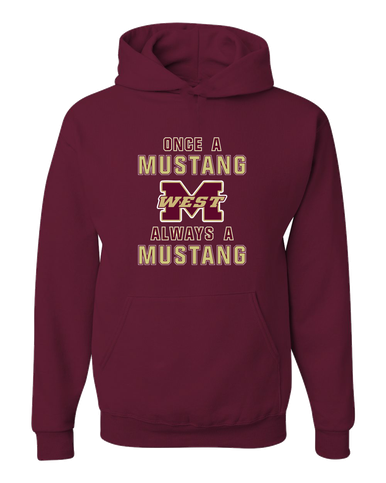Magnolia West Mustangs Once A Men's Premium Hoodie