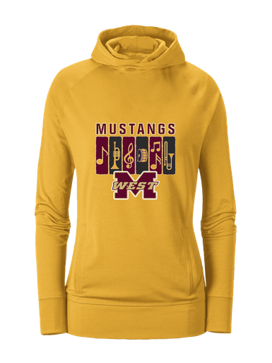 Magnolia West Mustangs Band # 2 Women's Hoodie