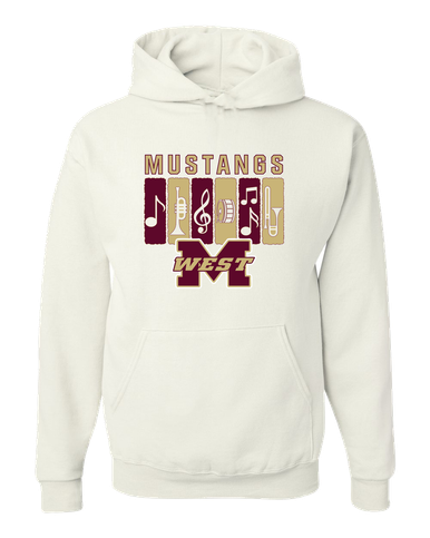 Magnolia West Mustangs Band # 2 Men's Premium Hoodie