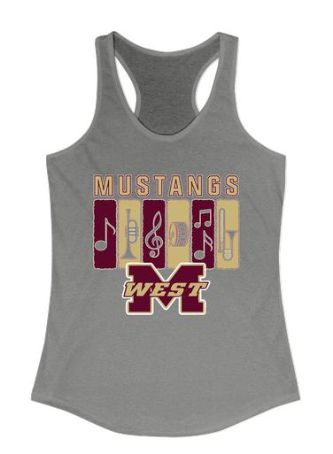Magnolia West Mustangs Band # 2 Women's Tank Top