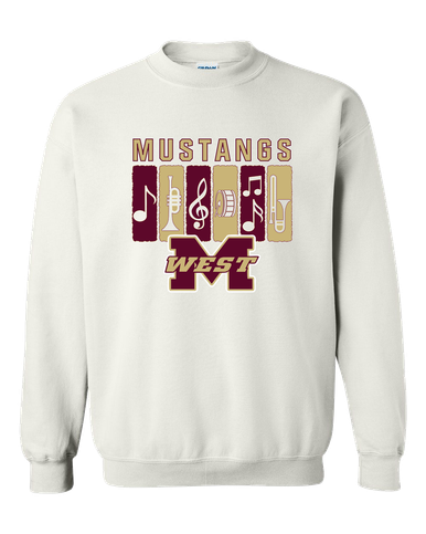Magnolia West Mustangs Band # 2 Men's Sweatshirt
