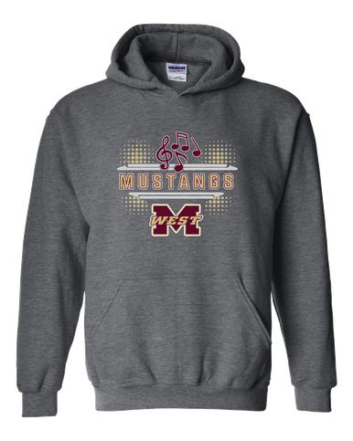 Magnolia West Mustangs Band # 3 Men's Hoodie