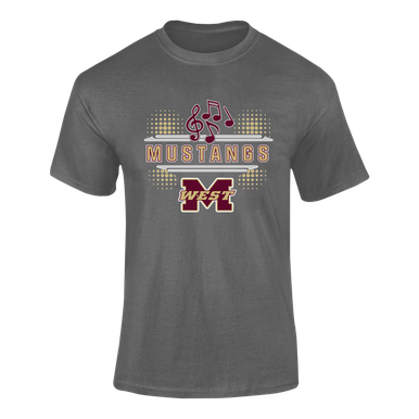 Magnolia West Mustangs Band # 3 Men's SS T-Shirt