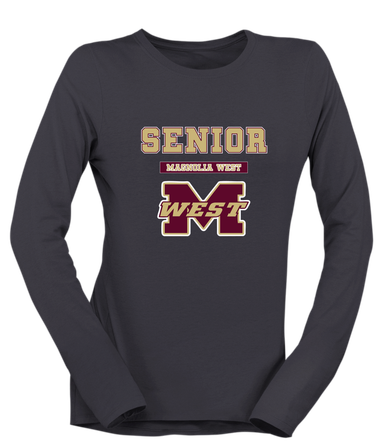 Magnolia West Mustangs Senior #2 Women's Premium LS T-Shirt
