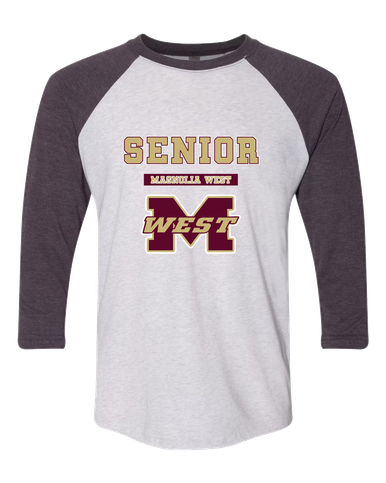 Magnolia West Mustangs Senior #2 Women's Baseball T-Shirt