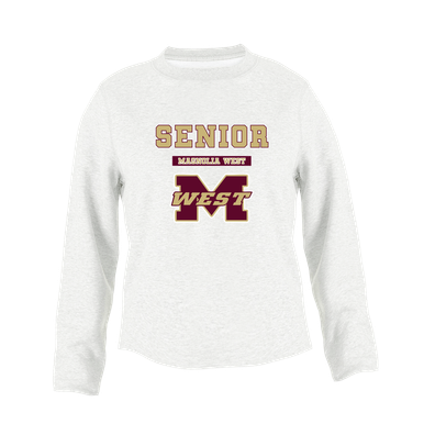 Magnolia West Mustangs Senior #2 Women's Sweatshirt
