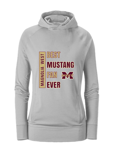 Magnolia West Mustangs Best Mustang Fan Women's Hoodie