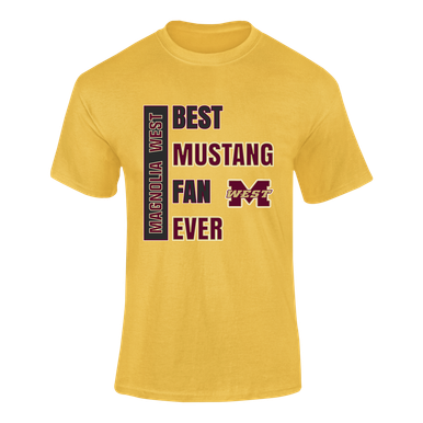 Magnolia West Mustangs Best Mustang Fan Men's Premium SS T-Shirt