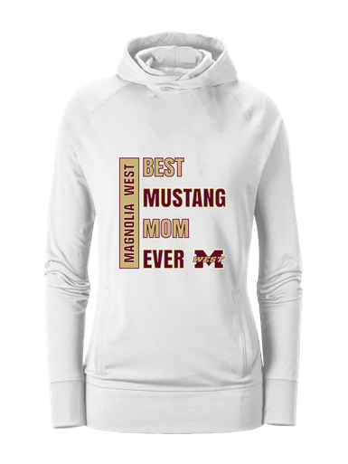 Magnolia West Mustangs Best Mustang Mom Women's Hoodie