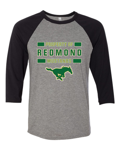 Redmond Mustangs Property Of Men's Baseball T-Shirt