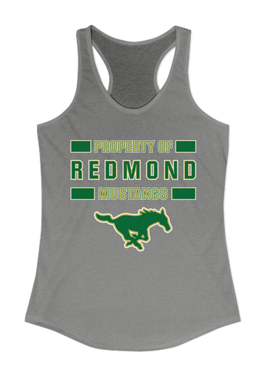 Redmond Mustangs Property Of Women's Tank Top