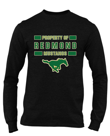 Redmond Mustangs Property Of Men's LS T-Shirt